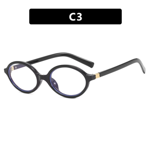 <span class=keywords><strong>Fancy</strong></span> kính cận thị retro hình bầu dục nhỏ PC Khung kính phẳng lens màu xanh Chặn ánh sáng Kính mắt <span class=keywords><strong>Frames</strong></span> đối với phụ nữ bán buôn - Product Image 6