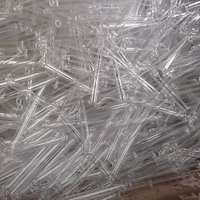 Pipette Pasteur numérique en verre graduée NQFIBER avec tête en caoutchouc, tubes en verre de 0,5 ml, 1 ml, 2 ml, 3 ml, 5 ml, 10 ml