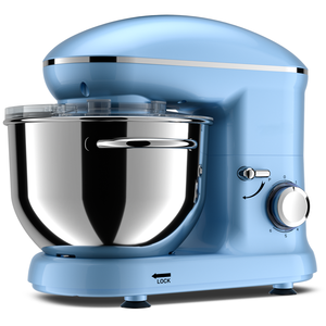 Batidora de Alimentos con Cabezal Inclinable de Acero Inoxidable de 4.5L/5.5L, 6 Velocidades, para Hacer Pan - Product Image 4