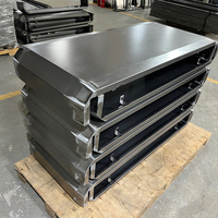 Composants d'enceintes métalliques sur mesure en tôle pour machines industrielles et armoires de contrôle