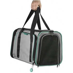 Sac de transport souple pour animaux de compagnie (chiens et chats) approuvé par les compagnies aériennes IATA, extensible, fabriqué en usine BSCI - Product Image 2