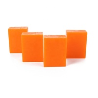 Savon Original à l'Acide Kojique pour le Visage et le Corps, Éclaircissant, Nettoyant et Blanchissant, Anti-Taches Brunes, au Citron et Curcuma, avec Vitamines