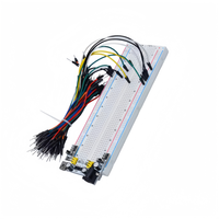 Kit de breadboard 830 points de connexion avec module d'alimentation et 65 fils de liaison colorés pour le prototypage de circuits - Onestopelectronic Laboratory