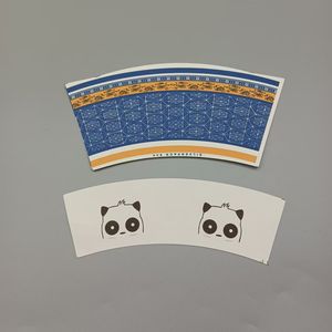 Vaso de Papel de Pulpa de Madera, Material Prima para Vasos Desechables, Logotipo Personalizado, Vaso de Papel para Bebidas Calientes y Café - Product Image 1