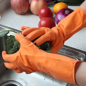 Gants de nettoyage ménagers 100% latex, gants de jardinage et équipement de protection en caoutchouc et plastique pour usage domestique - Product Image 4