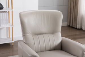 Poltrona Relax in Vera Pelle Stile Americano, Sedia Lazy Boy - Product Image 4