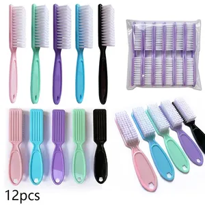 Brosse à ongles professionnelle avec manche en bambou pour le nettoyage des ongles en acrylique et gel UV, élimination de la poussière, nettoyage de la poudre - Soin des ongles et manucure - Product Image 2