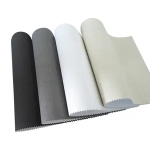 Hochwertiges staubdichtes wasserdichtes PVC-Polyester doppelschicht- Verdunkelungsmaterial Fensterrollo Vorhangstoff hergestellt in China