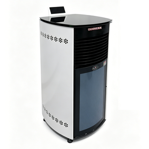 Stufa a <span class=keywords><strong>Pellet</strong></span> Intelligente da 35kW a Risparmio Energetico con Fiamma Reale per Officina - Vendita all'Ingrosso - Product Image 1