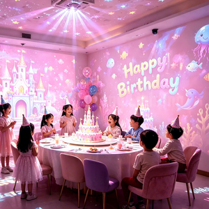 Projecteur de jeu interactif logiciel pour événements d'anniversaire d'enfants, défis de fête, aire de jeux intérieure et jeux actifs - Product Image 1