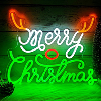 Dropshipping, conception personnalisée gratuite, enseigne au néon LED, enseigne au néon de Noël, enseigne au néon Ramadan, enseigne au néon avec logo LED pour la maison, la chambre, la fête de Noël, décoration murale