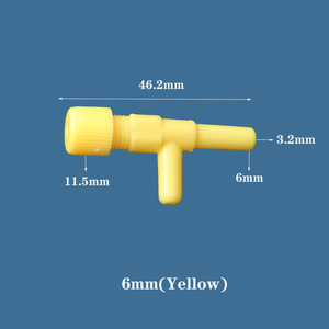 Válvula reguladora de Control de <span class=keywords><strong>flujo</strong></span> de línea de aire de acuario al por mayor de fábrica para conector ajustable de Gas de superficie lisa de 4mm - Product Image 4