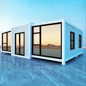 Casa Container Espandibile da 20 Piedi, Prefabbricata e Mobile, con 2-3 Camere da Letto, Arredamento Pieghevole, Materiale in Acciaio, in Vendita - Product Image 1