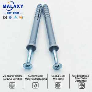 บริการ OEM/ODM ของ Malaxy  น็อตยึดคอนกรีตแบบเจาะเกลียวปลายแหลม ขยายได้ ทำจากไนลอนและสแตนเลส 304 - Product Image 2