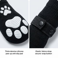 Chaussettes imperméables rayées antidérapantes pour chiens, protège-pattes pour chiens de petite et moyenne taille, utilisation en extérieur