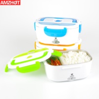 Boîte à lunch chauffante électrique portable B10-1094 1,5 L en acier inoxydable 304 de qualité alimentaire pour le bureau, la maison et l'hôtel