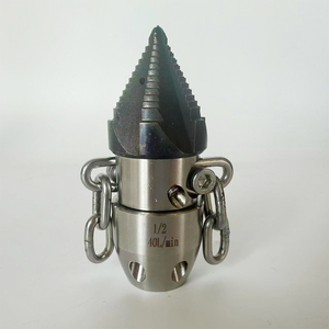 Hauteur 360. Buse de nettoyage rotative pour canalisations, avec chaînes pour déboucher les systèmes de drainage - Product Image 1