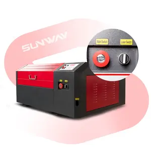 Dukungan Meja Coreldraw Cnc 40W 50W 60W 4040 Mesin Pemotong Laser CO2 Mini Harga untuk Kayu Bukan Logam