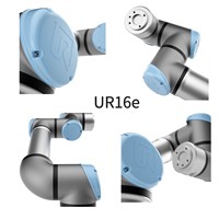 Robot Colaborativo Universal UR16e de 6 Ejes, Carga Útil de 16 kg, Alcance de 900 mm, Brazo Robótico para Atención de Máquinas CNC y Ensamblaje
