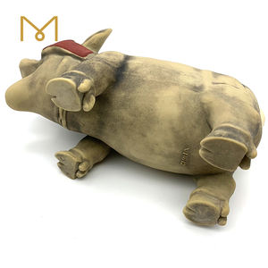 2024 Hotselling Hond Piepend Speelgoed Latex Hond Kauwen Speelgoed Met Een Klokkende Pieper Grommend Varkenshond Speelgoed - Product Image 6