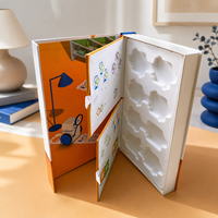 Boîte cadeau en papier personnalisée pour puzzle d'enfants avec impression de logo et support d'insertion pour l'emballage de marques de jouets OEM