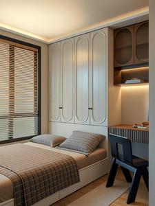 Ensemble de chambre Tatami multifonctionnel sur mesure avec table d'étude pliable et mobilier d'angle de détente privé pour maison familiale en banlieue - Product Image 2