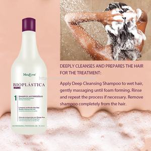 Crema de Tratamiento Capilar de Queratina Bioplástica Capilar Maxkera Tratamiento de Proteínas Queratina Brasileña - Product Image 3