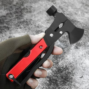 Bán Buôn Đa Khẩn Cấp Survival Công Cụ Phần Cứng Đa Công Cụ Mục Đích Axe Hatchet Hammer Bánh <span class=keywords><strong>Kit</strong></span> Với Dao - Product Image 3