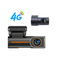 DVR 4G avec caméra avant 2K et arrière 1080P, stockage cloud, surveillance de stationnement, surveillance et lecture à distance, géolocalisation