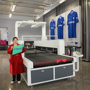 100 wát thăng hoa vải máy cắt laser cho thể thao Jerseys trang phục - Product Image 1