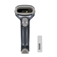 Escáner de Códigos de Barras 2D y QR Portátil con Bluetooth, Interfaz USB Inalámbrica, Escáner Plano para Inventario de Almacén y Supermercado