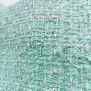 Tissu de tweed de boucle de chenille de polyester de RTS 100% pour le costume/manteau - Product Image 5
