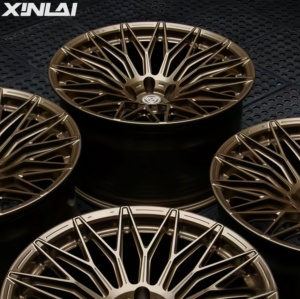 ล้อฟอร์จโมโนบล็อก XINLAI แบบขัดเงาสีบรอนซ์ ขอบลึก 18-22 นิ้ว 5x112 5x114.3 5x120 สำหรับรถยนต์หรู - Product Image 2