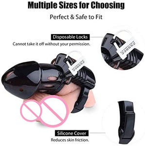 पाई पुरुष शुद्धता डिवाइस लॉक करने योग्य कॉक पिंजरे इलेक्ट्रिक शॉक लिंग स्क्रोजन लिंग स्क्रू वयस्क खेल सेक्स खिलौने - Product Image 3