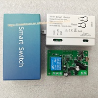 Interrupteur relais intelligent WiFi 1CH EWelink 12V 24V 7-32V 220V pour moteur de rideau, fonctionnement par impulsions, avec application Alexa Google Home