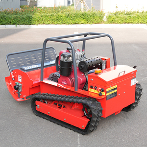 Big Power Diesel Engine Small Robot Grass Cutter Cutting Width 80cm 100cm 120cm <b>Remote</b> Control Crawler Lawn <b>Mower</b> <b>Flail</b> <b>Mower</b> - Product Image 3