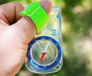 Boussole directionnelle de type pouce DC35-5A, randonnée, camping, navigation de plaisance, règle de <span class=keywords><strong>carte</strong></span> pour enfants, lecture du pointeur nord, boussole - Product Image 6