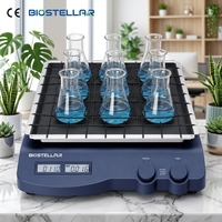 Agitateur linéaire BIOSTELLAR 100-350 tr/min avec écran LCD, commande par bouton, fonction minuterie, protection IP21 pour utilisation en laboratoire