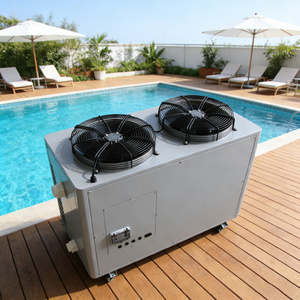 Pompe à chaleur électrique commerciale Mega pour piscine, R32, économe en énergie, refroidisseur personnalisable, contrôle par application WiFi, pour piscine extérieure en métal - Product Image 3
