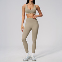 Novedades en Ropa Femenina: Conjunto Deportivo de 2 Piezas para Correr, Yoga y Ejercicio; Leggings y Conjunto de Fitness para Mujer