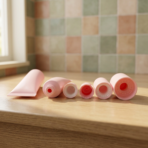 Tube de brillant à lèvres personnalisé de haute qualité, conteneur cosmétique vide, emballage plastique transparent rose 10g 15g, tube souple 10 ml pour brillant à lèvres - Product Image 3