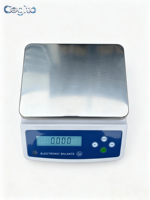 Balance électronique de précision 30 kg 1 g, balance numérique avec plateau en acier inoxydable 255*190 mm