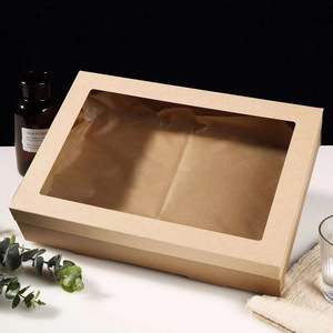 Boîte Personnalisée en Papier Kraft pour Plateaux Repas, Plats à <span class=keywords><strong>Emporter</strong></span>, <span class=keywords><strong>Brunch</strong></span>, Boîtes à Charcuterie et Déjeuner Avec Couvercle - Product Image 4