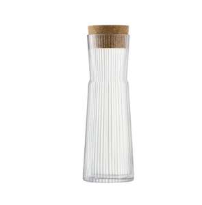 <span class=keywords><strong>Carafe</strong></span> en verre transparent personnalisée <span class=keywords><strong>avec</strong></span> <span class=keywords><strong>bouchon</strong></span> en liège, pour eau chaude et froide, pichet à thé, cafetière, boisson à thé glacé, vente en gros - Product Image 1