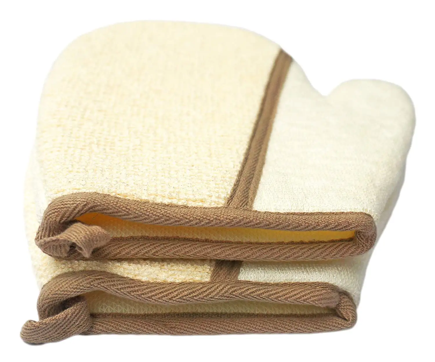 ถุงมือผ้าฝ้ายเพื่อขจัดเซลล์ผิวที่ตายแล้ว,ถุงมือนวมขัดตัวถุงมือขัดผิวส่วนลึกสำหรับผู้ชาย