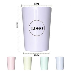Vente en gros usine – Gobelets réutilisables personnalisés en PLA compostable de 12 oz pour café, boissons chaudes et eau, idéaux pour les fêtes et l'usage domestique - Product Image 4
