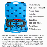 Kit Profesional de Herramientas de Sincronización del Motor para Audi A4 A6 A8 3.0 V6 ASN BBJ, Herramientas de Bloqueo del Árbol de Levas para Reparación Automotriz
