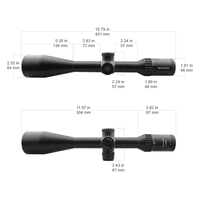 Longue-vue Vector Optics Continental 5-30x56 VPA en verre et aluminium avec tube de 30 mm et verrous de tourelle, grande transmission lumineuse