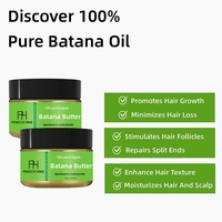 Nouvel Arrivage OEM 120g Beurre d'Huile de Batana Essentielle Premium pour Cheveux Bruts Favorise l'Épaississement et la Restauration Huile de Batana pour la Croissance Capillaire