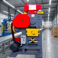 Machine de découpe et de poinçonnage mécanique multifonctionnelle pour la construction, traite les profilés en acier et les fers à angle, moteur 2,2 kW